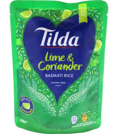 Tilda Basmati Rice, Lime-Coriander (2 x 125g)