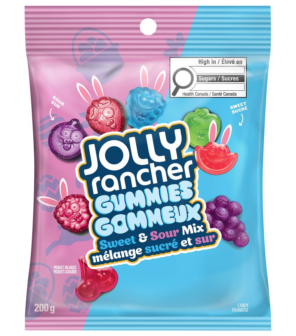 Jolly Rancher Gummies Candy Mix, Sweet & Sour (200 g)