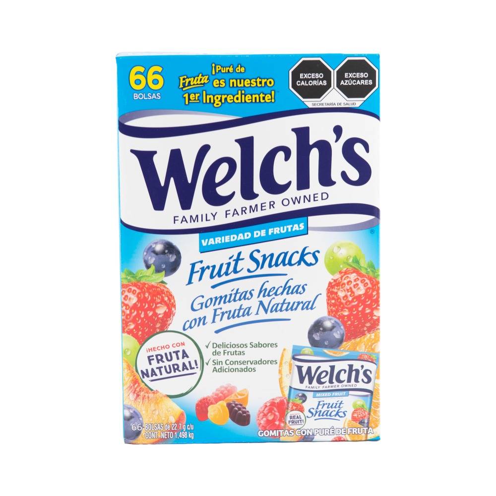 Welch's gomitas mezcla de frutas