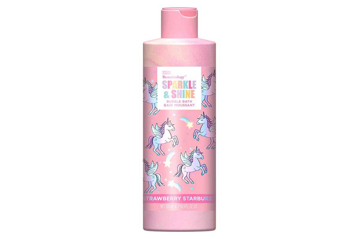 Baylis & Harding Beauticology Sparkle & Shine Strawberry Starburst Bubble Bath 500ml