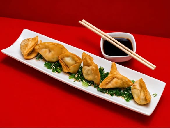 Gyozas camarón
