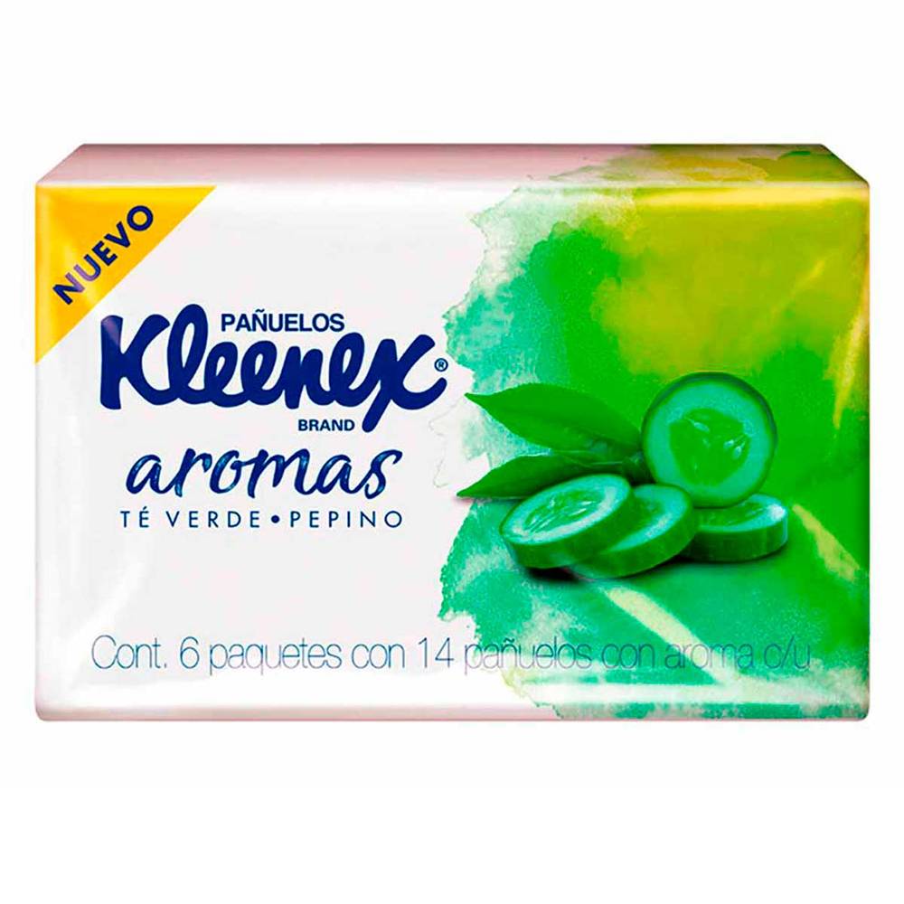 Kleenex · Pañuelos desechables, frutos rojos (6 x 14 un)