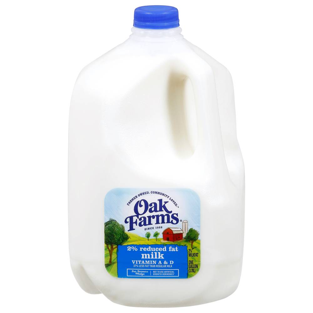 Oak Farms 2% Reduced Fat Milk (133.6 oz)