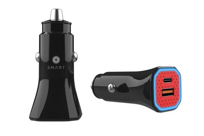 SMART CHARGEUR DE VOITURE DOUBLE PORT USBA+C 20W