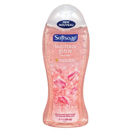 Softsoap Lustrous Glow Rose & Vanilla Body Wash (591 ml)