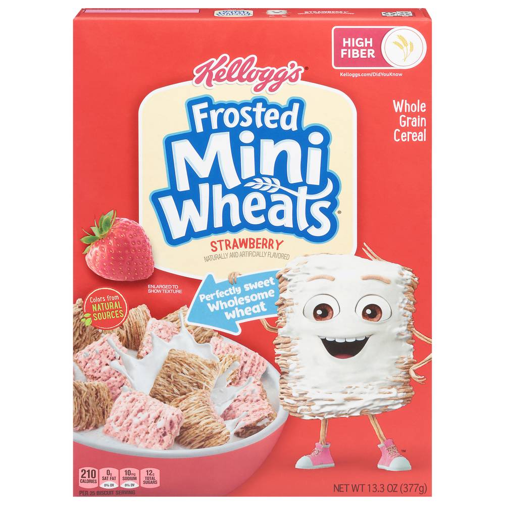 Frosted Mini-Wheats Kellogg's Breakfast Cereal (strawberry)