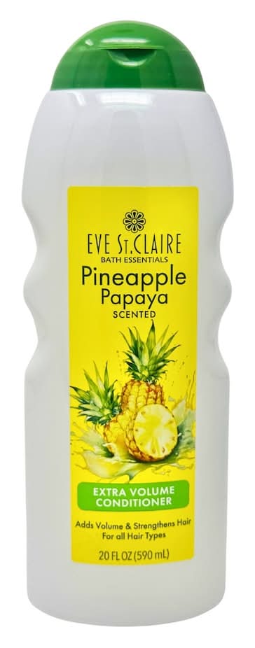 Eves St. Claire Bath Essentials Extra Volume Hair Conditioner, Pineapple-Papaya (20 fl oz)