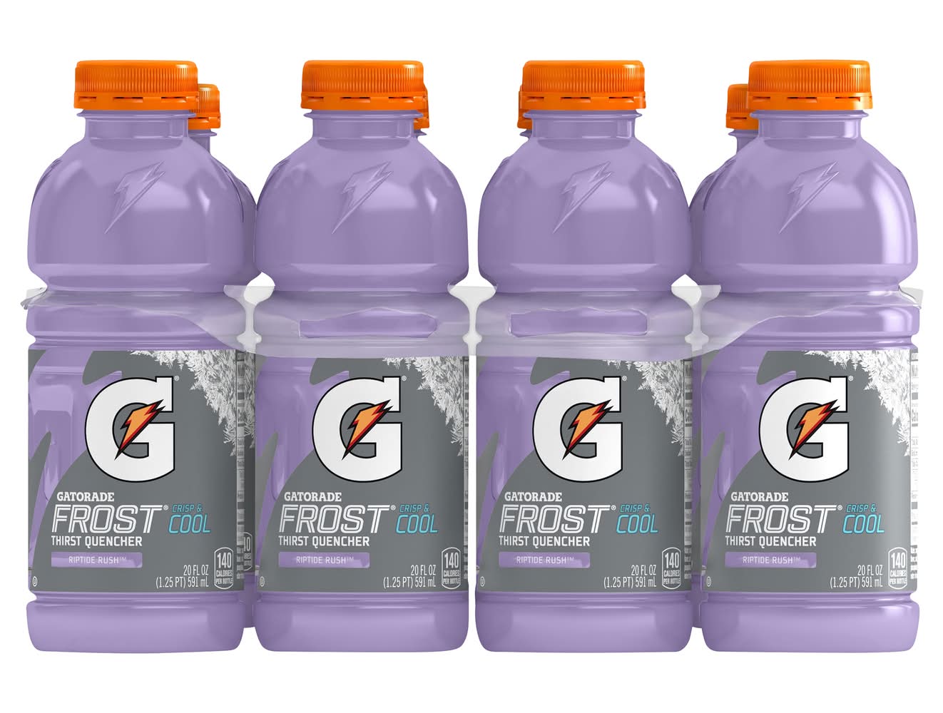 Gatorade Frost Thirst Quencher Sports Drink, Riptide Rush (8 x 20 fl oz)