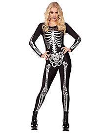 Adult Skeleton Catsuit (Adult Medium)