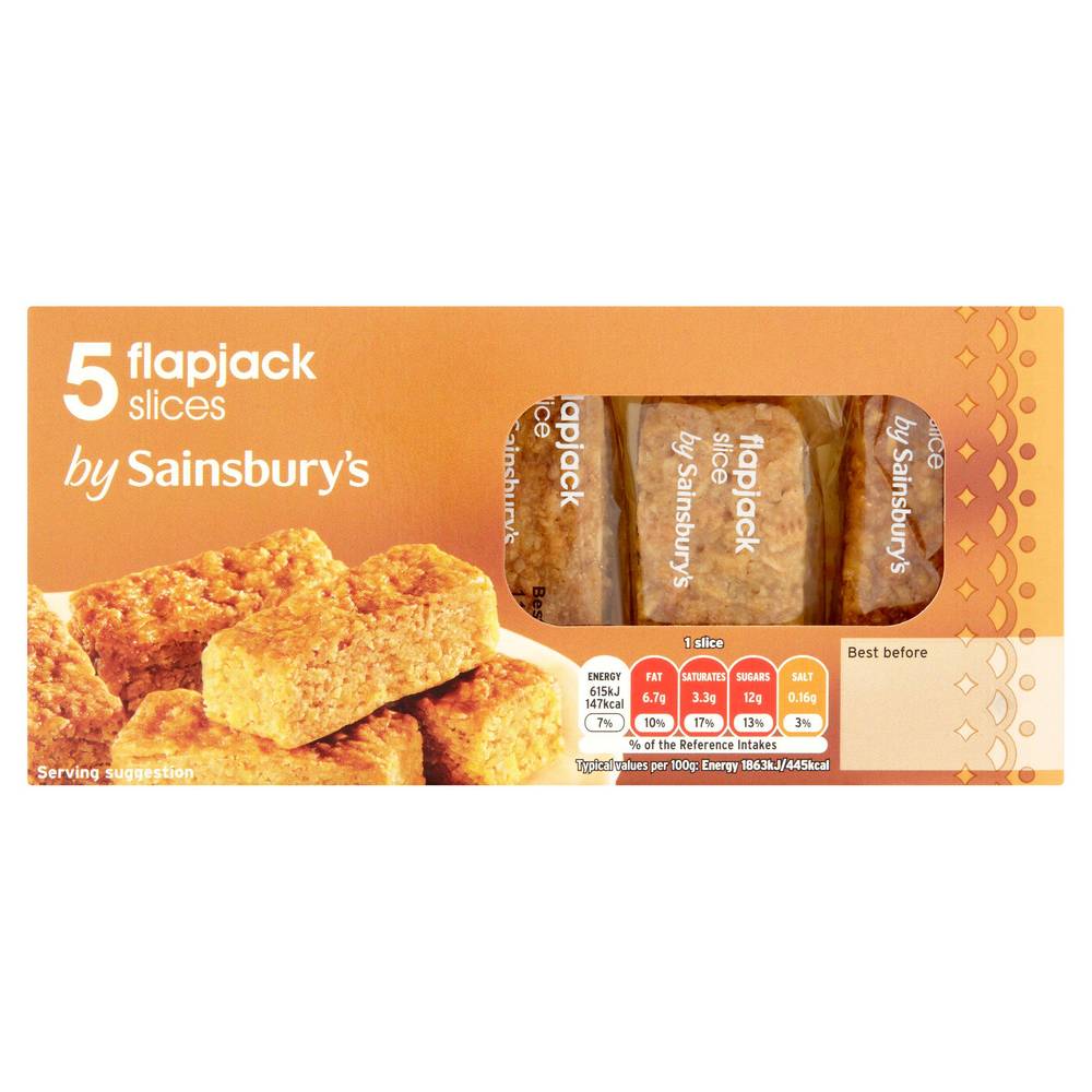 Sainsbury's Flapjack Slices x5 160g