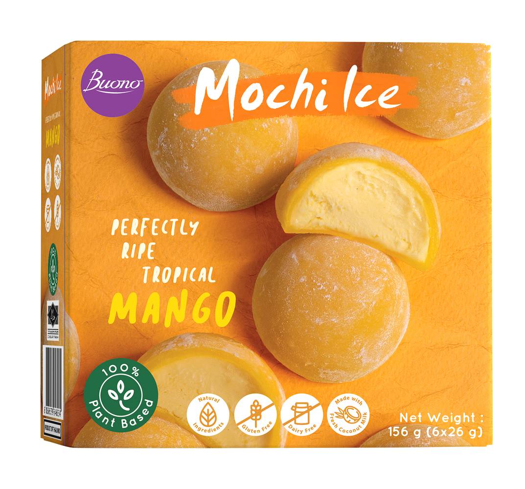 Buono Mochi Ice, Mango (156g)