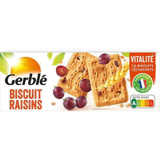 Gerblé - Biscuit, raisins (16)