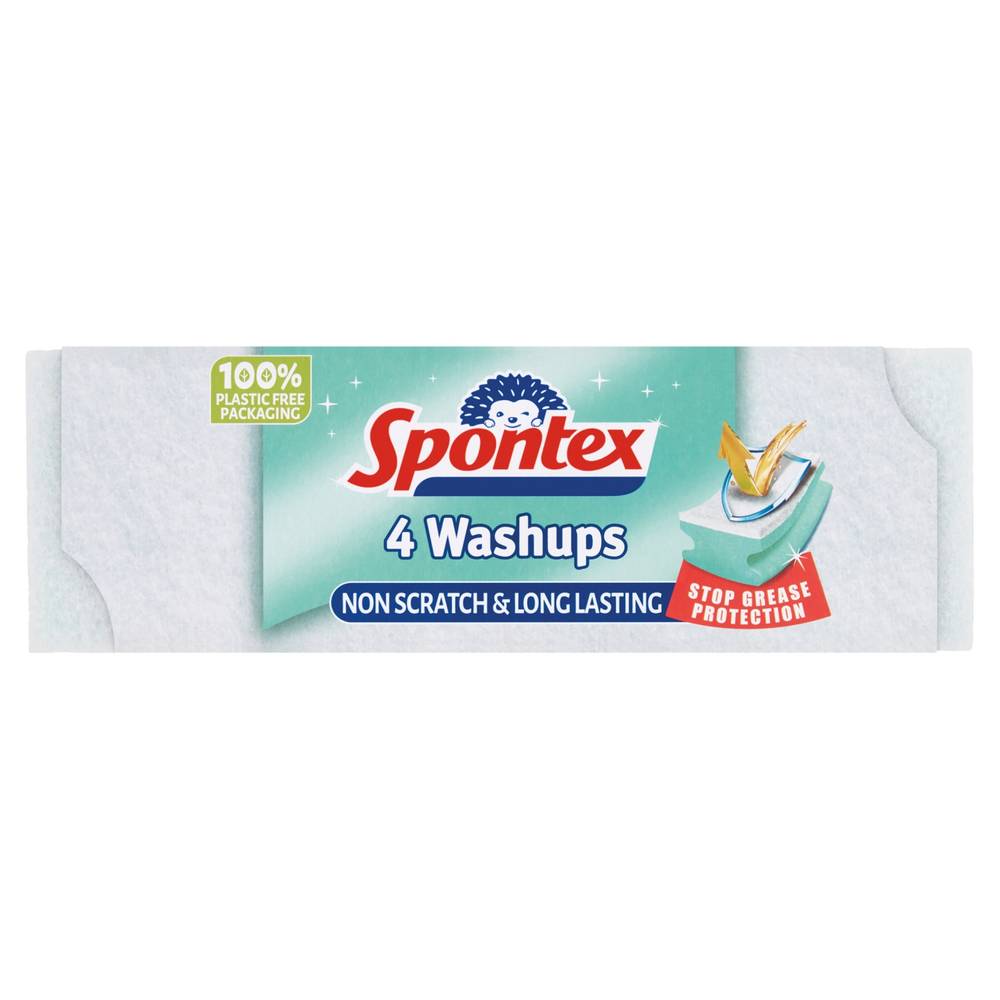 Spontex Washups Non Scratch Sponge Scourers