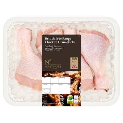 No. 1 British Free Range Chicken Drumsticks (per kg)