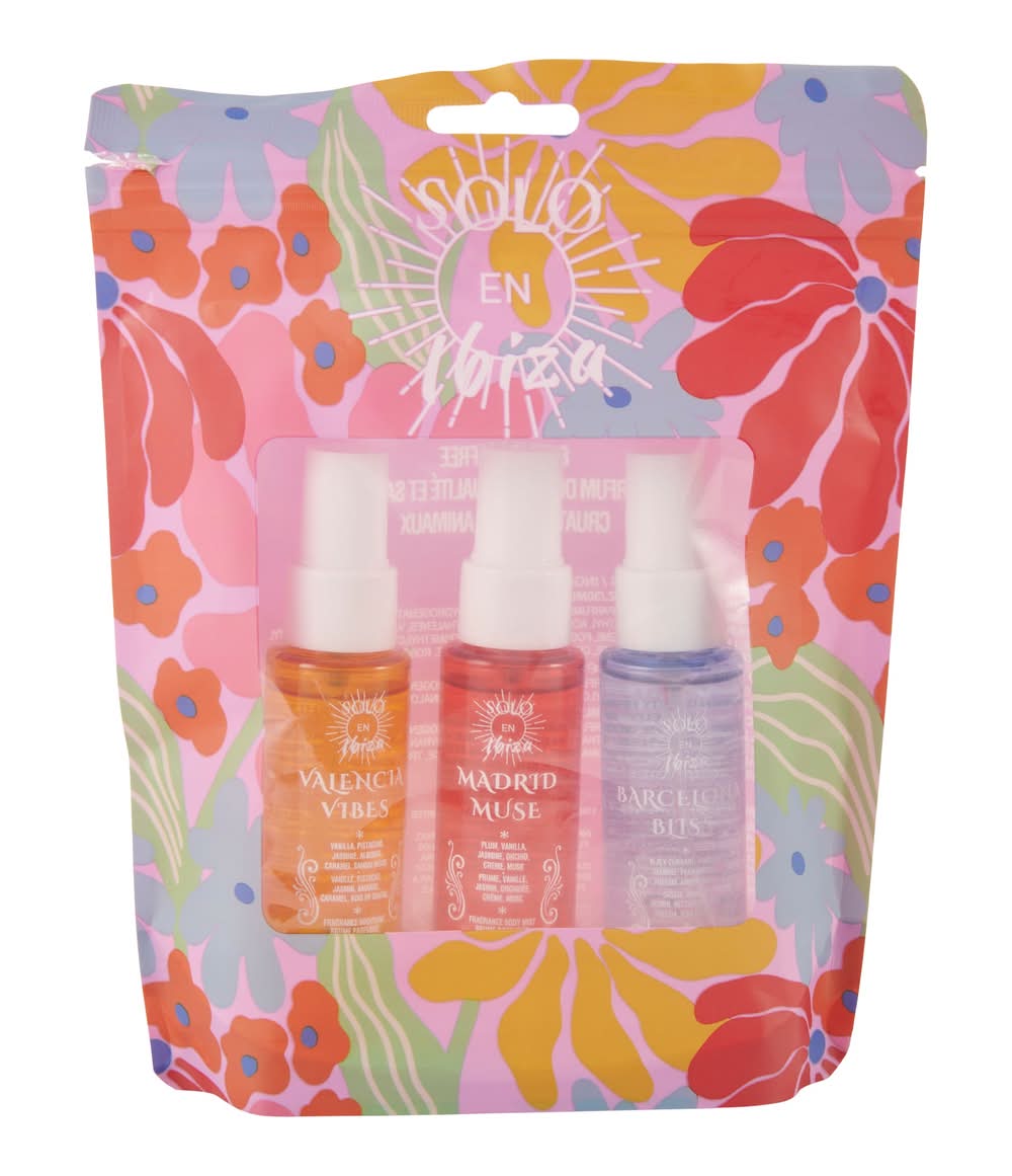 Solo En Ibiza Body Mist Set, Assorted (90 ml, 3 ct)