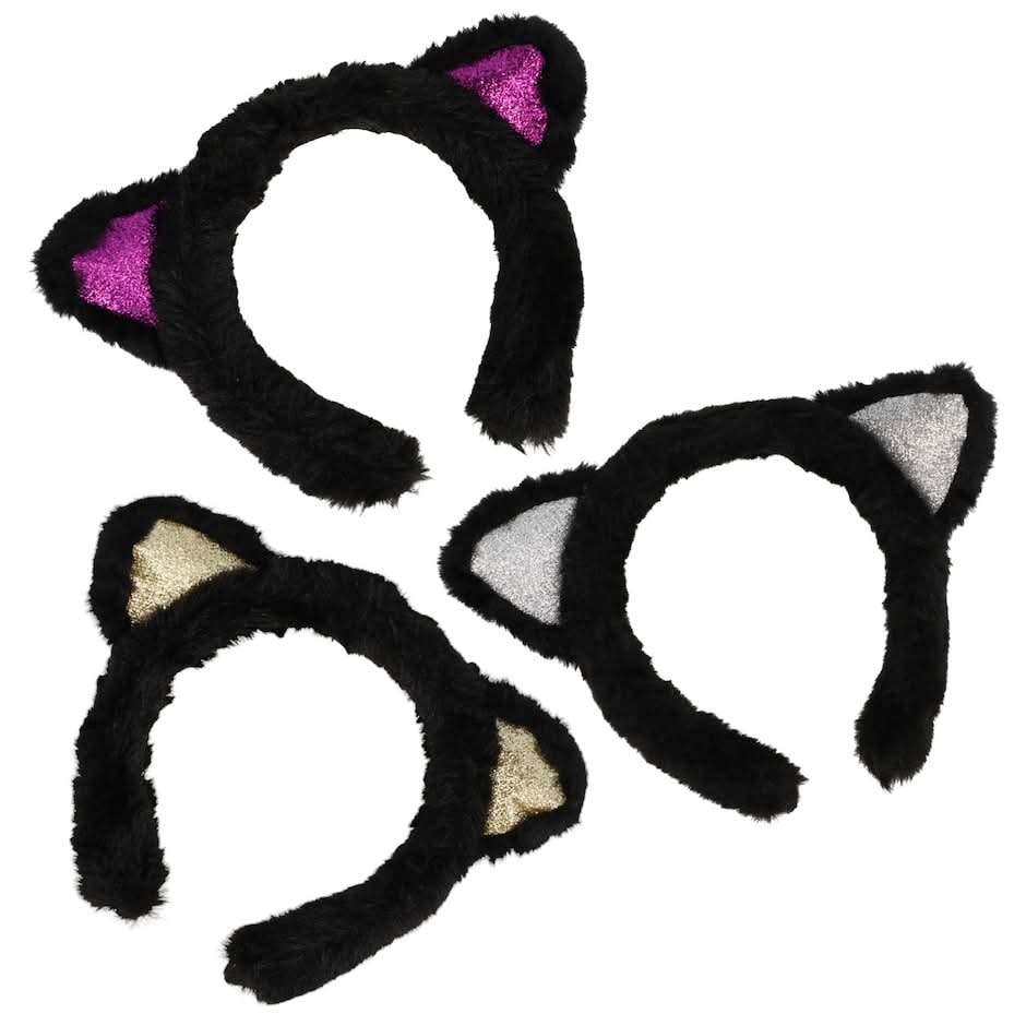 Just Pretending Plush Cat Ear Headbands, 1 ct.
