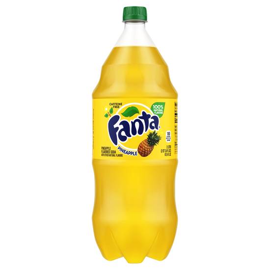 Fanta Pineapple Flavored Soda (2 L)