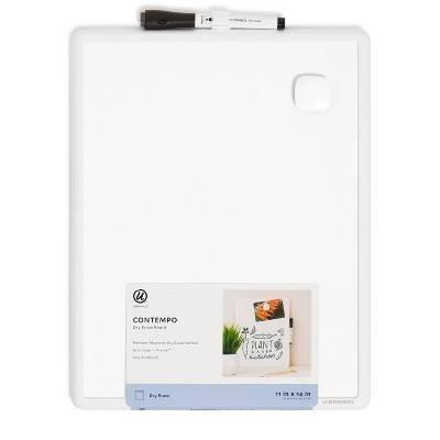 Les Produits U Magnetic Unframed Dry-Erase White Aluminum Frame Whiteboard