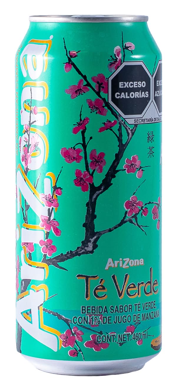 AriZona · Bebida refrescante, té verde-jugo de manzana (460 ml)