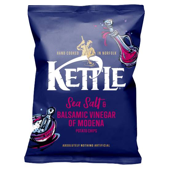 Kettle Sea Salt - Balsamic Vinegar, Modena Potato Chips (130g)