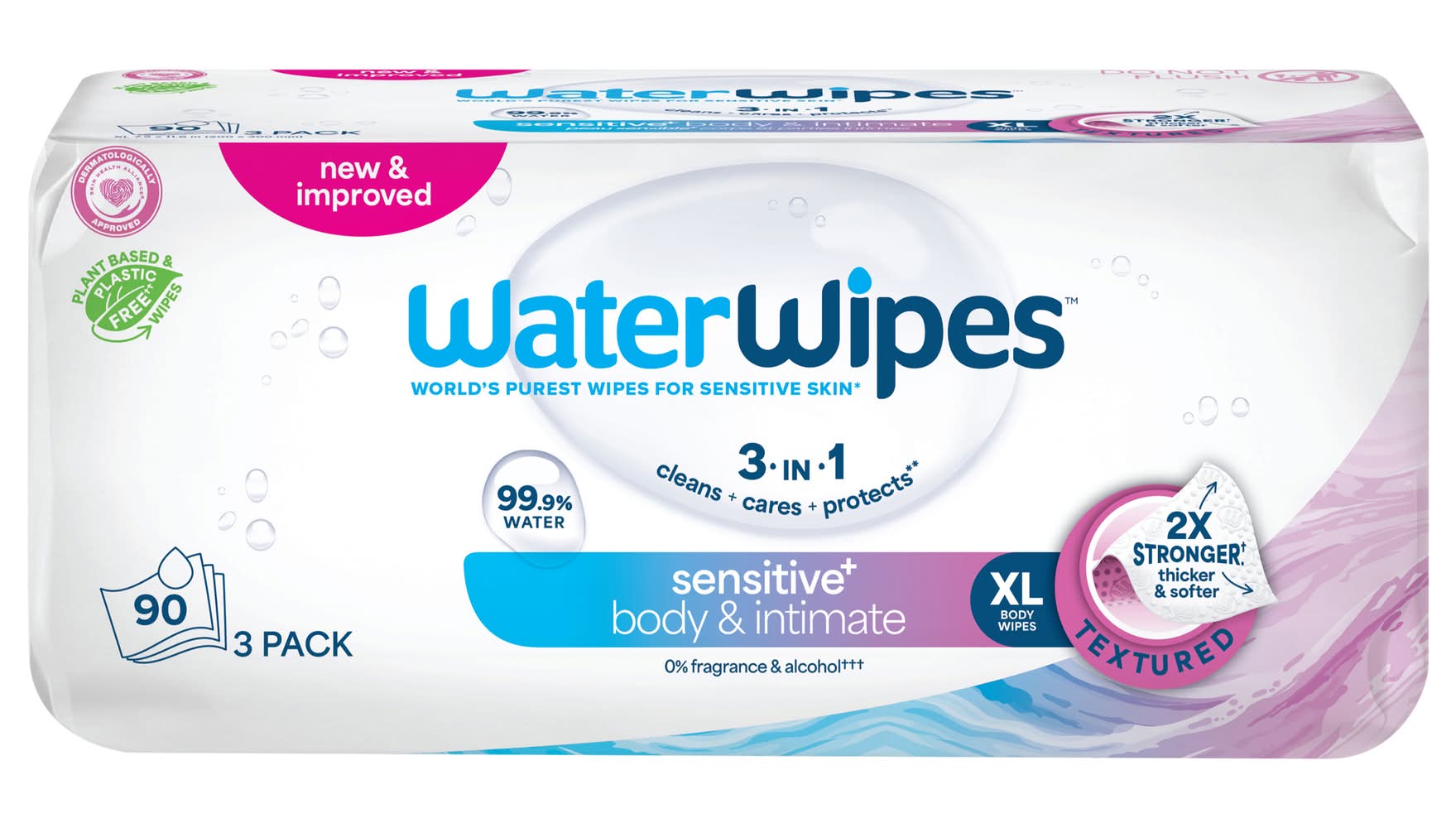 WaterWipes Adult Care Xl Size Sensitive Wipes