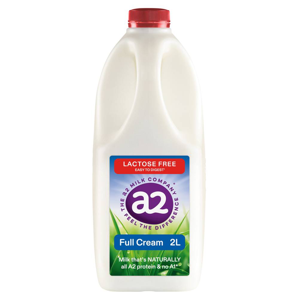 a2 Milk Lactose Free Full Cream Milk (2L)