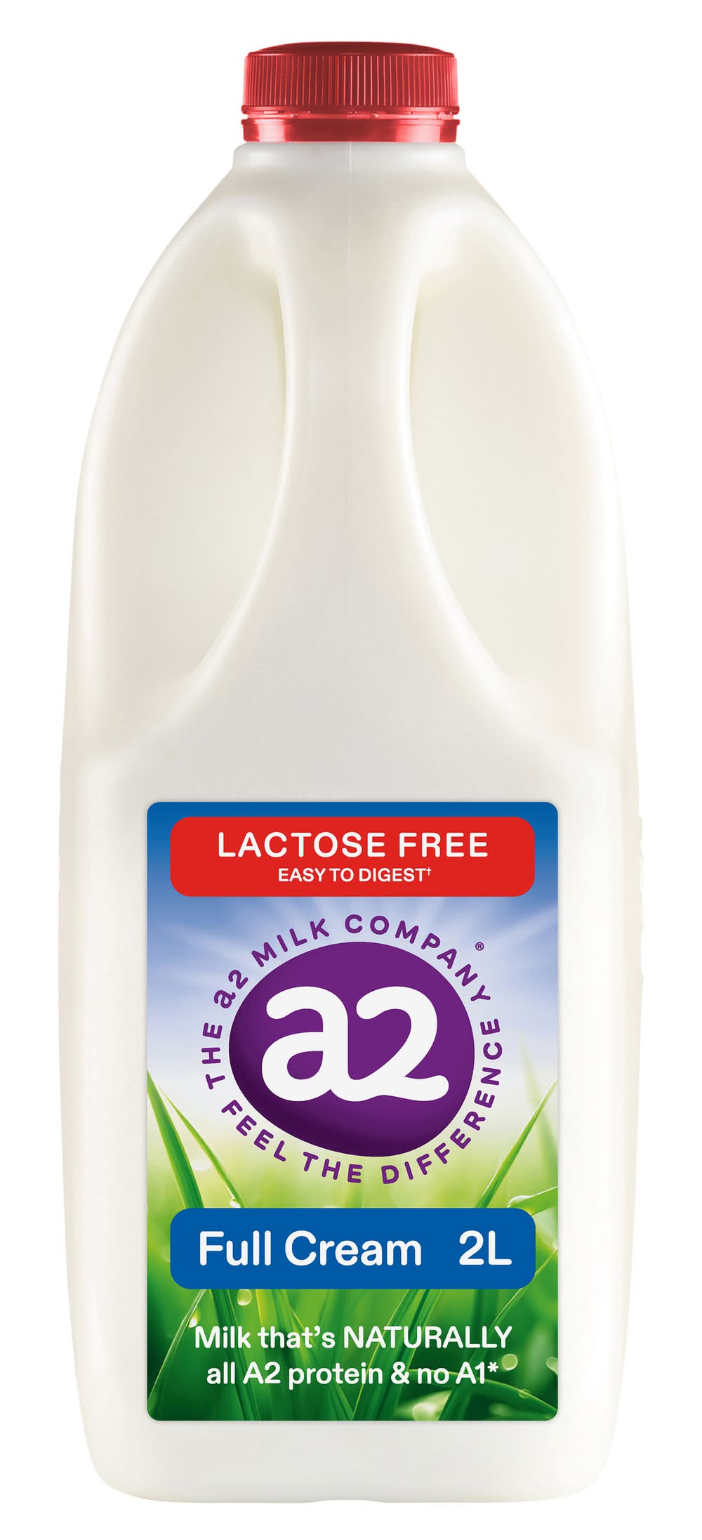 a2 Milk Lactose Free Full Cream Milk (2L)
