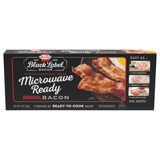 Hormel Black Label Bacon Microwave Ready (12 oz)