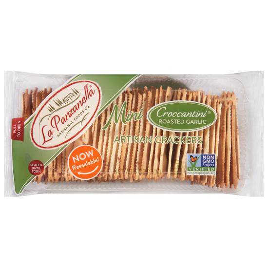 La Panzanella Mini Garlic Croccantini Crackers (6 oz)