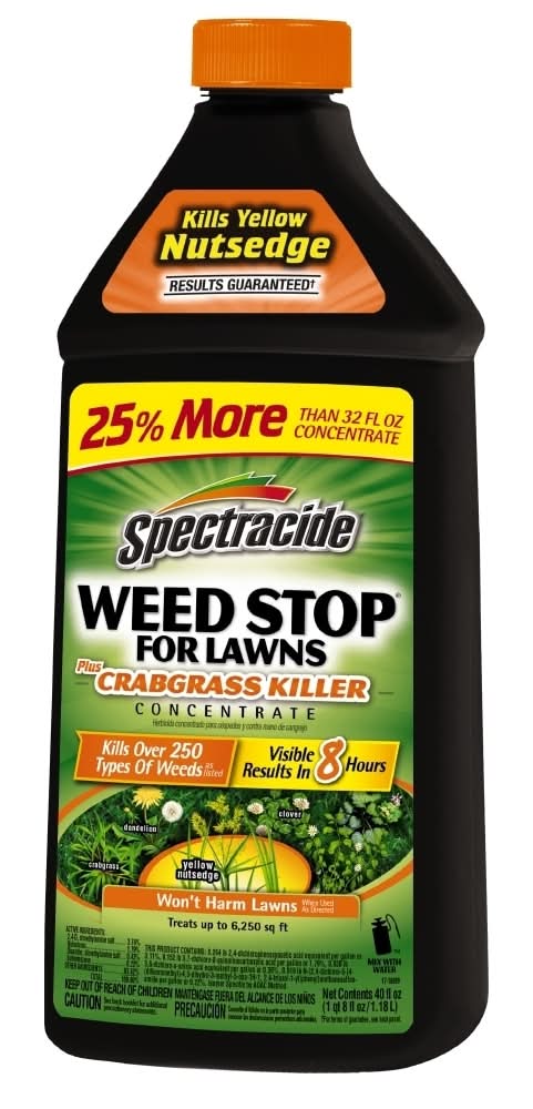 Spectracide Weed Stop For Lawns Plus Crabgrass Killer 40 -fl oz Concentrate Lawn Weed Killer