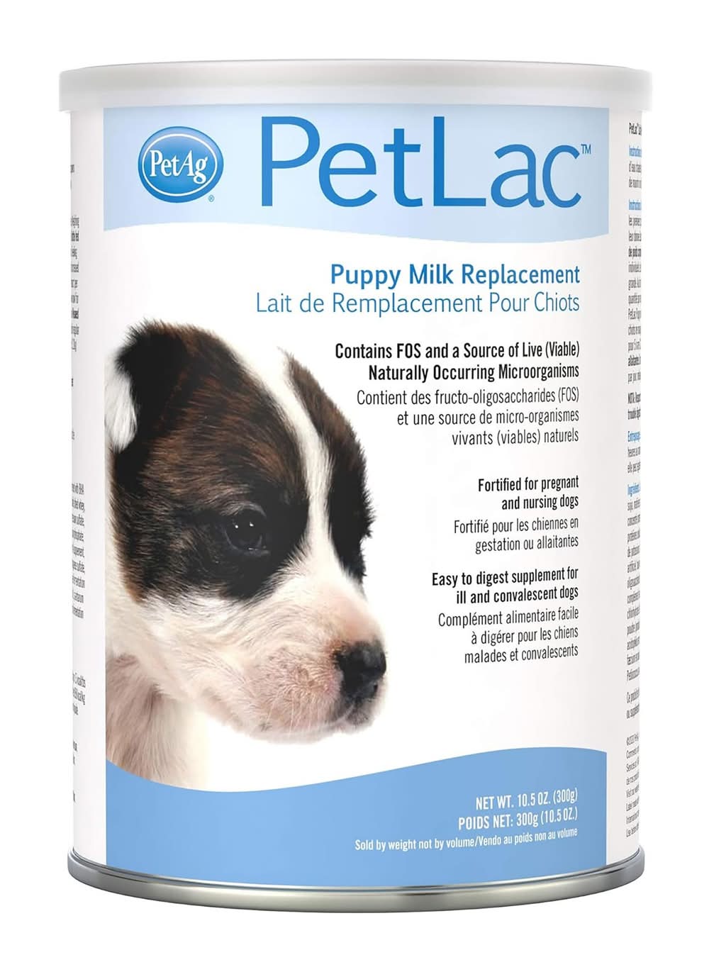 PetAg PetLac Puppy Milk Replacement Powder for Puppies, Complete Nutrition Formula, 10.5 oz (Size: 10.5 Oz)