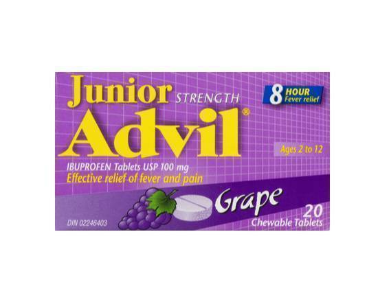 Advil Junior Chewable Grape 20s