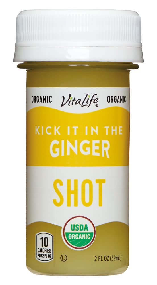VitaLife Organic Shot, Kick It In The Ginger (2 fl oz)