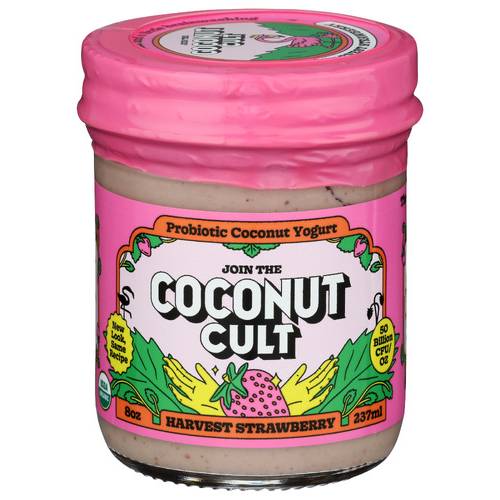 Coconut Cult Organic Harvest Strawberry Probiotic Coconut Yogurt