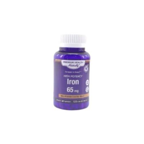 Premium Health Naturally High Potency Iron 65 mg (3.6 oz)