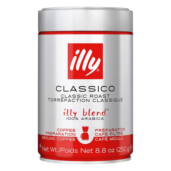 Illy Classico Classic Roast Ground Coffee (8.8 oz)
