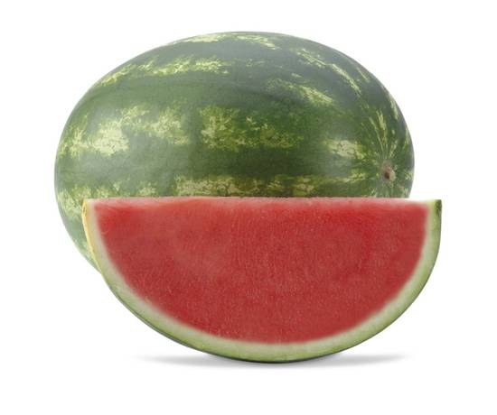 Mini melon d'eau sans pépins (unité) - mini seedless watermelon (1 ct)