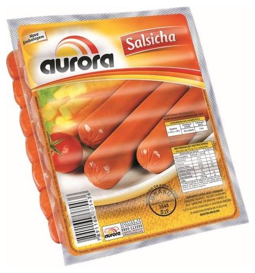 Aurora salsicha  para hot dog (500 g)