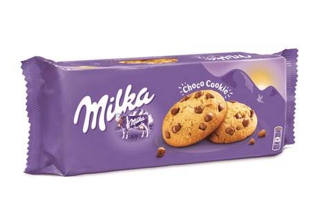 Cookies aux pépites de chocolat Choco Cookies MILKA - Le paquet de 168 g