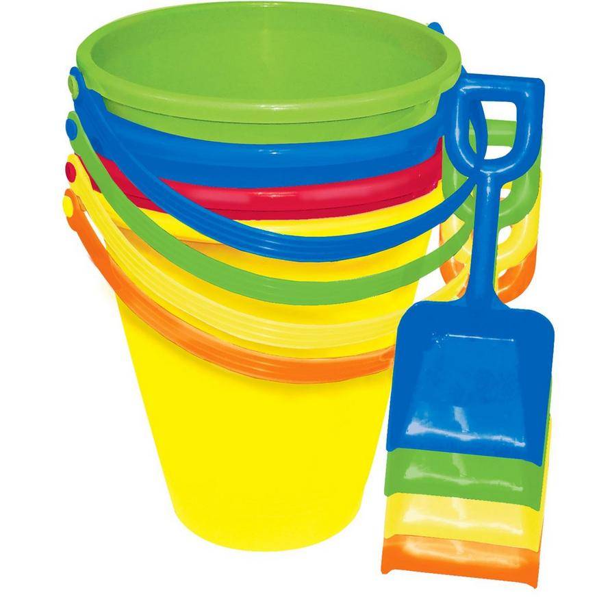 Small Summer Sand Bucket with Shovel