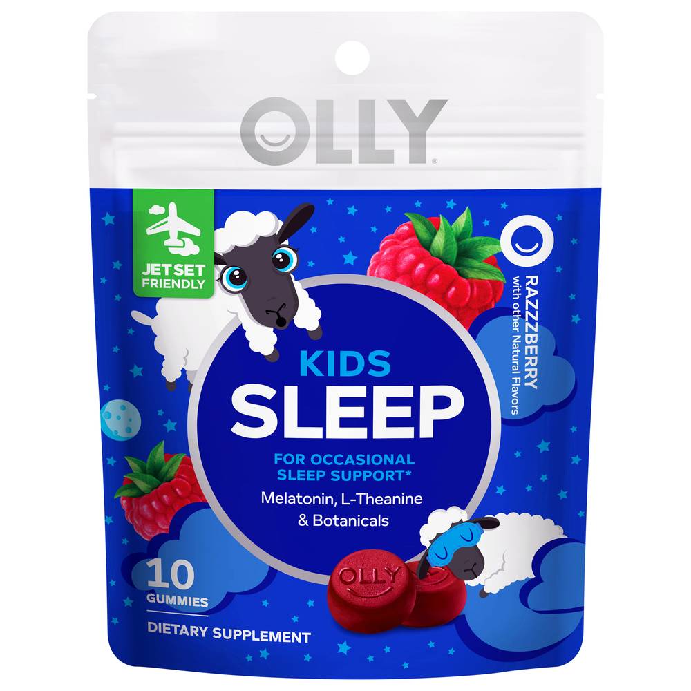 Olly Kids Sleep Gummies, Razzzberry (10 ct)