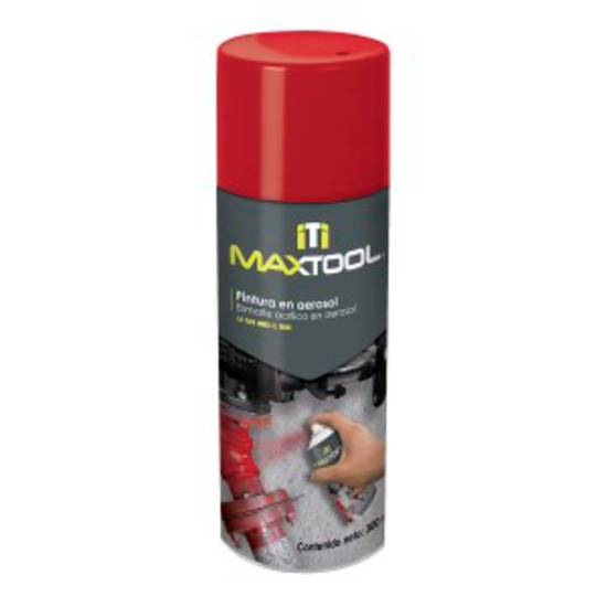 Maxtool pintura en aerosol (rojo intenso)