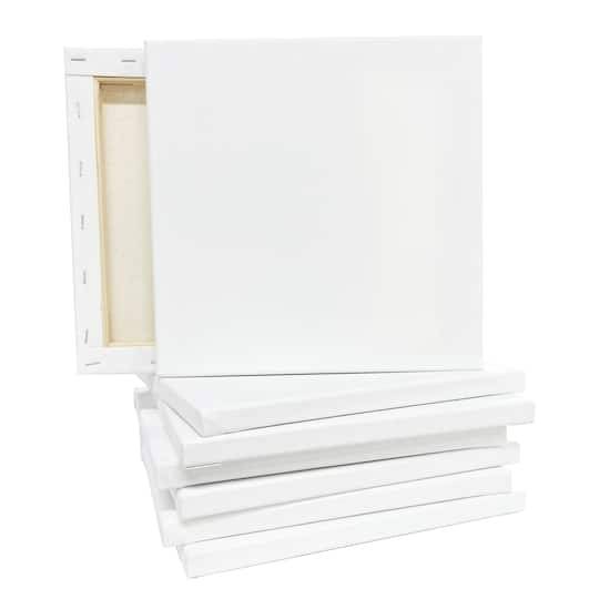 Artist's Loft Super Value Canvas, White (8 ct)