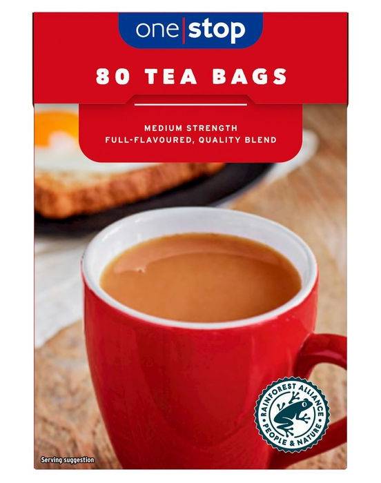 One Stop 80 Tea Bags 250g (404507)