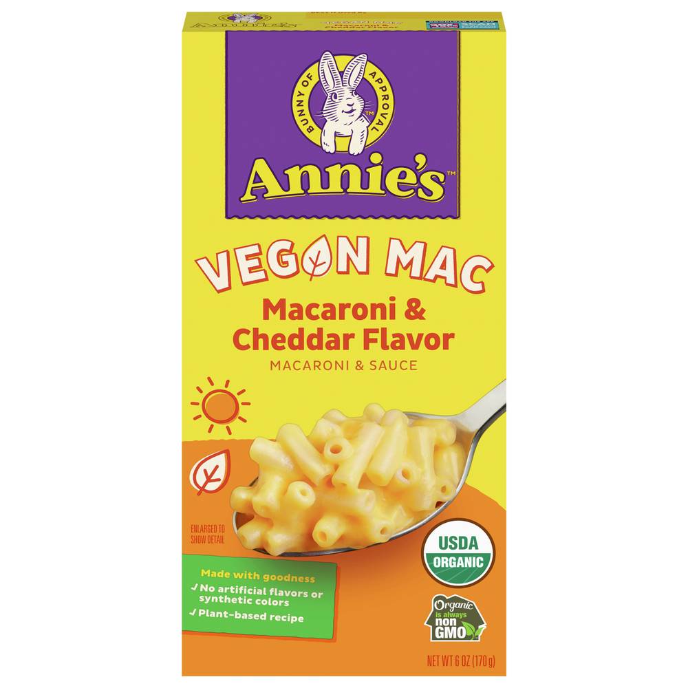 Annie's Vegan Macaroni & Cheddar (6 fl oz)