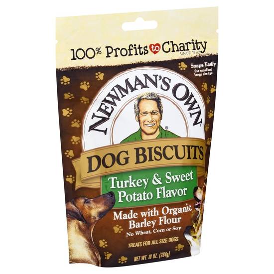Turkey & Sweet Potato Flavor Dog Biscuits Newman's Own 10 oz