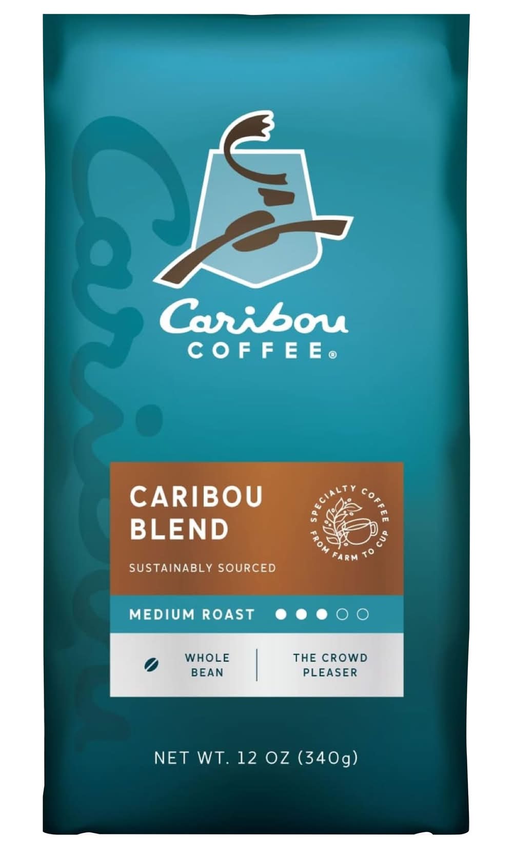 Caribou Coffee Caribou Blend Whole Bean Coffee (12 oz)