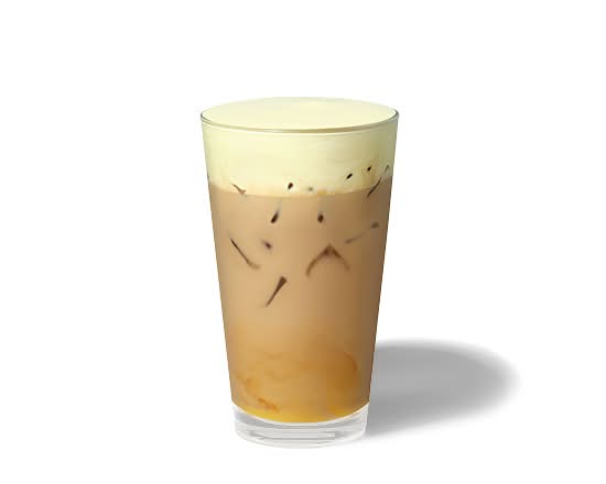 Iced Caramelised Banana Flavour Latte