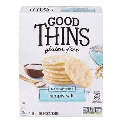 Good Thins Ricessimply Salt Crackers (100 g), Delivery Near You