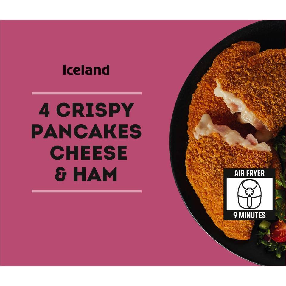 Iceland Crispy Pancakes Cheese and Ham (4 pack)